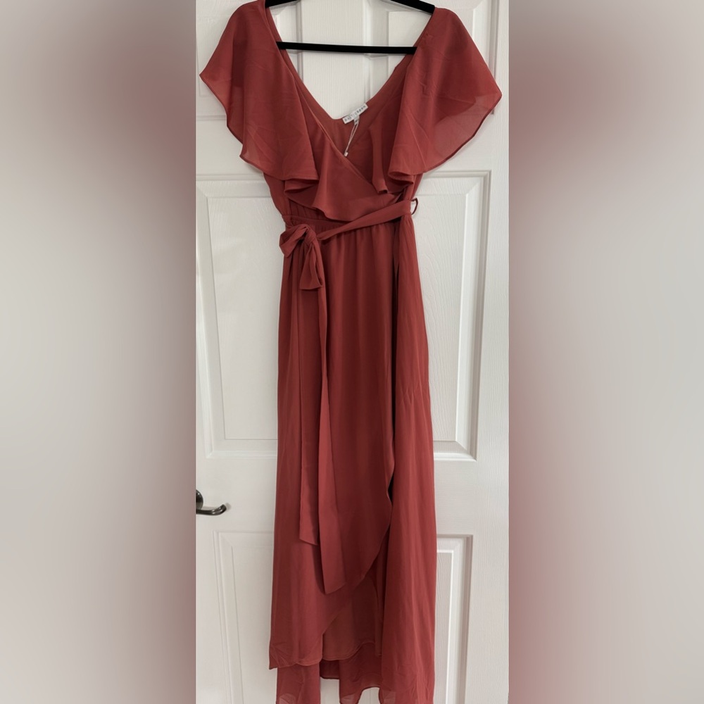 Baltic Born Clay Off The Shoulder Maxi Dress. Size medium. Never worn.